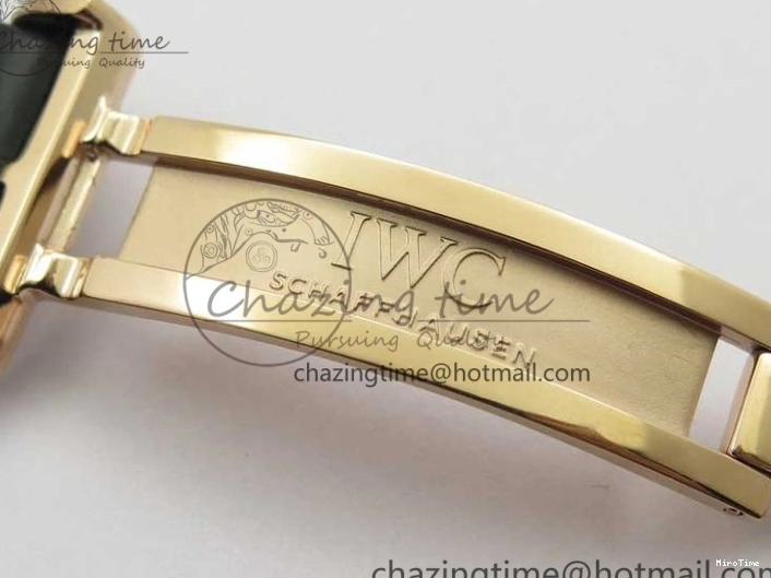 MIROTIME 0304 Premium Portugieser Perpetual Calendar IW503302 RG V9F 1:1 Best Edition Blue Dial on Black Leather Strap A 7098